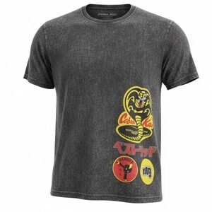 EUC - Cobra Kai Men’s Short Sleeve Shirt - Size Large